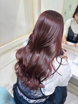 アソビ 表参道(ASOBI) ラベンダーピンク/小顔/ワンレン/髪質改善/前髪