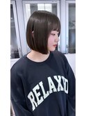 あご下2cm平行ボブ【梅田】