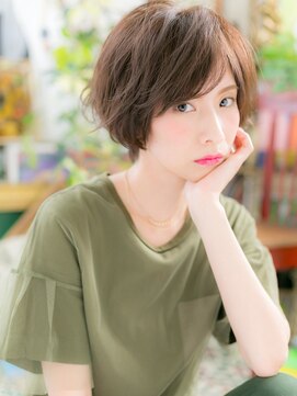 カバーヘア ブリス 大宮西口(COVER HAIR bliss) アシンメトリー切りっぱなしショートウルフh3大宮20代30代40代