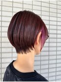 イヤリングカラーショートボブ/ショートボブ