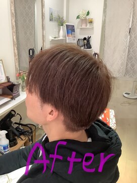 カラーガーデン(Color-garden) おしゃれ染め／5分マッサージ／トリートメント【白髪率20～30%】