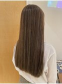 30代40代大人かっこいいベージュハイライト×ロング