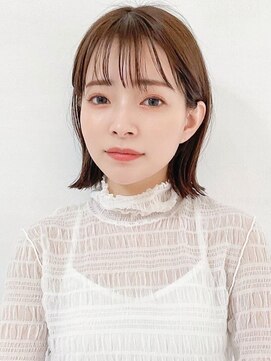コードライン 宮崎店(CODE.LINE) 《CODE.LINE》シルキーベージュ×外ハネロブ