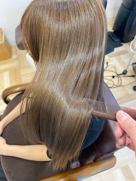 ルヴェール(Le Vert) 美髪縮毛矯正×美髪オリーブベージュ