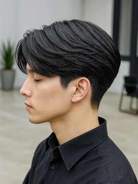 トゥイン 八王子(TWIN) メンズ刈り上げセンターパートフェザーパーマ