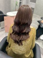 ジエクト カナウ(The Ect canow)&nbsp;コテ巻き風パーマ/ヘーゼルブラウン/ココアグレージュ