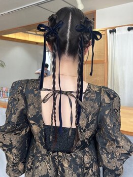結婚式やパーティーはもちろん、思い出に残る特別な日のヘアセットは《KENOMIKA.》お任せ♪