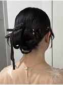 ヘアセット/ヘアアレンジ/結婚式お呼ばれヘア