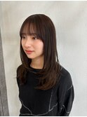 赤み消しカラー/暗髪/韓国/広島/袋町