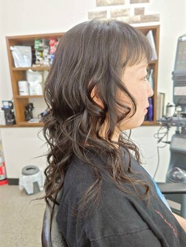 強めにコテ仕上げ♪