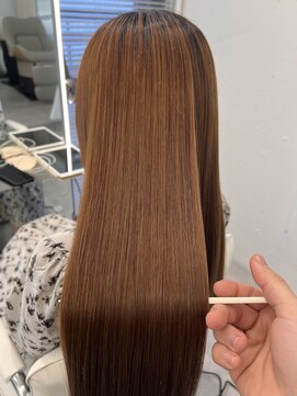 ストレートスタイル/艶髪/髪質改善/縮毛矯正/銀座/東銀座