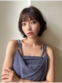 柔らかい動きのボブヘア