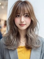 ダル 渋谷/表参道(DAL.)&nbsp;顔周りカットハッシュカットダークブラウンワンホンレイヤー韓国