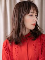 カバーヘア ブリス 戸田公園西口店(COVER HAIR bliss) グレージュブラウン小顔ミディアムレイヤー321Z戸田公園30代40代