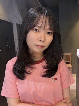 クレオヘアフィーカ(CLEO hair fika) ミディアムレイヤーカット