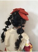 七五三ヘア