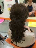 ブリエ(briller)&nbsp;ブリエ☆結婚式☆波ウェーブポニーテール