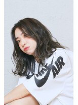 ヘアサロン アティリー(Hair Salon Attirer)&nbsp;西梅田/ボブ/グレーベージュ/白髪ぼかし【Attirer飯田裕之】