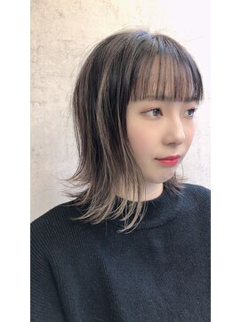 ノア ヘアデザイン 町田店(noa Hair Design) バレイヤージュ　外ハネボブ