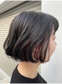 【roijir 表参道】 透け感グレージュ×イヤリングカラー