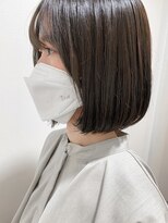 シェノン 西梅田(CHAINON)&nbsp;似合わせカット/グレーベージュ/デザインカラー/ボブ/透明感