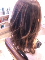 ヘアーアトリエ ラポルト(hair atelier la porte.) ミディひし形シルエット　小顔