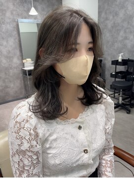 フォンド 津田沼(fond.) 韓国ミディアム×オリーブグレージュ