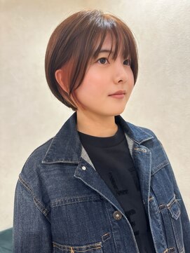 ロンドブルーム 天神大名店(Lond Bloom) 10代20代30代ショートボブ髪質改善丸みショート似合わせカット