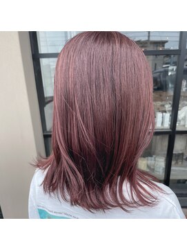 ミル(1001 mille) ピンクベージュ/ピンクコーラル/ミディアムヘア