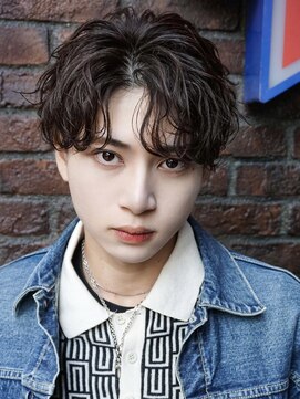 アイトーキョーリタ 渋谷(AI TOKYO Rita) メンズパーマブリーチニュアンス縮毛矯正