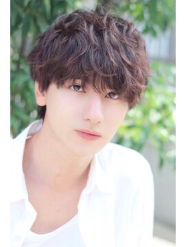 リークフー(Ree cu fuu) 10代20代30代/ツーブロック 波ウェーブ ラフパーマ