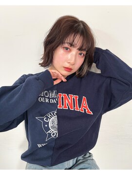 トレス(TRESS) 外ハネボブ　レイヤーカット　ニュアンスカラー