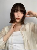 似合わせカットイメチェンフルバングハッシュカットレイヤー