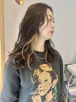 ワール(whirl.)&nbsp;イヤリングカラーハイライトカラー無造作ロング