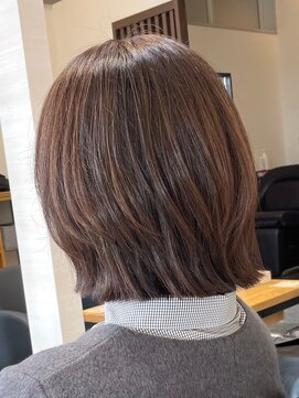 アトリエコア(Atelier Coa) ダブルカラーミルクティーベージュカラーケアブリーチ韓国ボブ