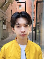 ガーデン 銀座(GARDEN)&nbsp;艶センターパートニュアンスパーマカルマパーマダークアッシュ