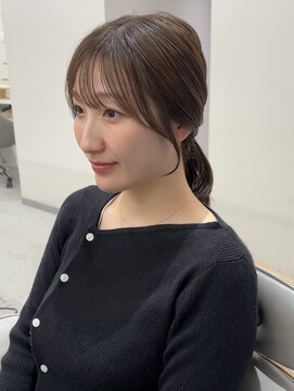 ルッカヨドヤバシ(RUCCA yodoyabashi) 結んでも可愛い顔まわりカット[トリートメント/肥後橋/本町]