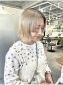 外ハネボブ×ブロンド