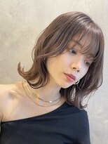 トルネード(TORNADO) 切りっぱなしボブ 美髪くびれヘア ラベンダーブラウン M1104