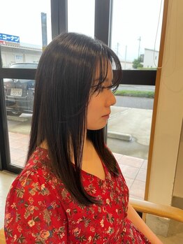 チルハウス(Chill-hus)の写真/傷みを最小限に抑える施術。前髪縮毛矯正も。[前髪/インナーカラー/髪質改善/ショート/ボブ/縮毛矯正/韓国]