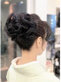 和装ヘアセット　アップスタイル
