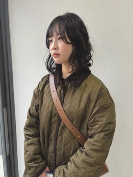 ヘアー アイス 御器所本店(HAIR ICI) ヘルシーボブパーマ☆20代30代レイヤーボブカットベージュカラー