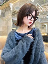 ロンド ジュルード 名古屋(Lond jeloud)&nbsp;ショート ボブ インナーカラー 韓国風41231