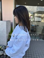 ウニレ バイ センス(unire by sense)&nbsp;【白髪ぼかし】細目ハイライトで白髪ぼかし/グレージュ