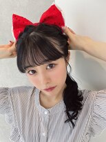 カシュカシュ 表参道(cache cache)&nbsp;アイドル前髪/ポニーテール/小顔顔まわり