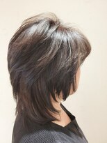 松本平太郎美容室 国立店&nbsp;ウルフ系ミディアムレイヤー×ポイントパーマ×イノアカラー