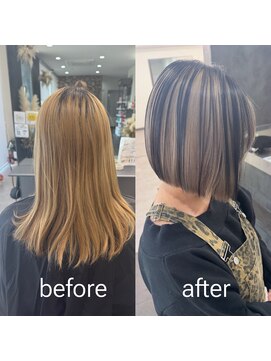 ガルボヘアー 桟橋店(garbo hair) ハイトーン大人可愛い20代30代40代