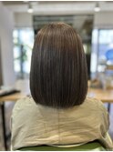 アッシュ系カラー×髪質改善トリートメント