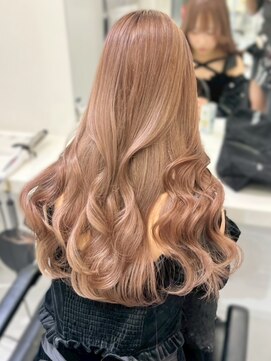 ランテルディ 渋谷(LANTERDIT) ミルクティーベージュ ケアブリーチ ハイトーン 美髪 艶髪 20代