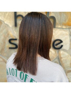 ナチュラルハイセンス 本店(natural high sense) うる艶ストレート　似合わせカット/町屋駅